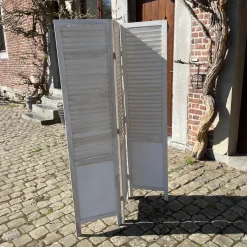Vintage Wandschirm aus Holz, 2010er