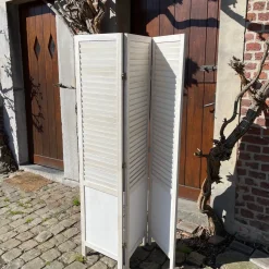 Vintage Wandschirm aus Holz, 2010er