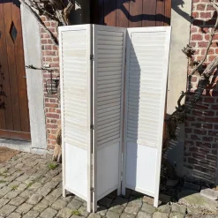 Vintage Wandschirm aus Holz, 2010er