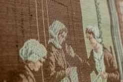 Vintage Wandteppich aus Textil, 1940