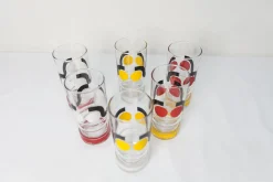 Vintage Wassergläser, 1970, 6er Set