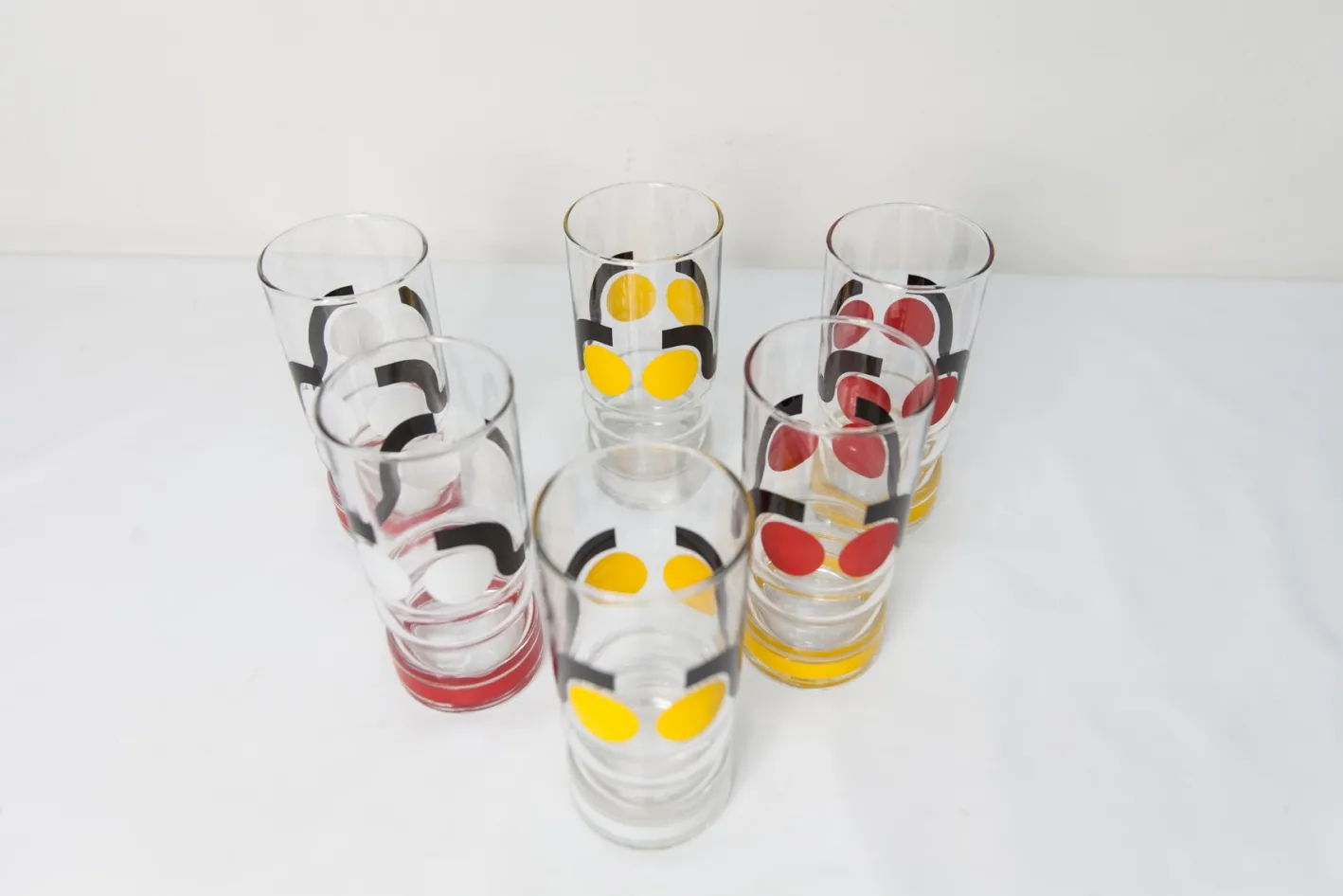 Vintage Wassergläser, 1970, 6er Set