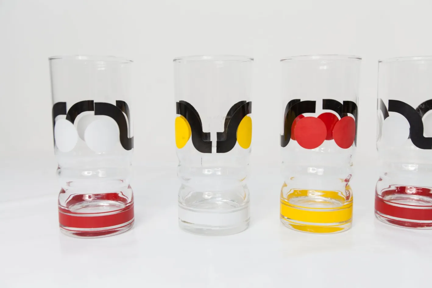 Vintage Wassergläser, 1970, 6er Set