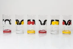 Vintage Wassergläser, 1970, 6er Set