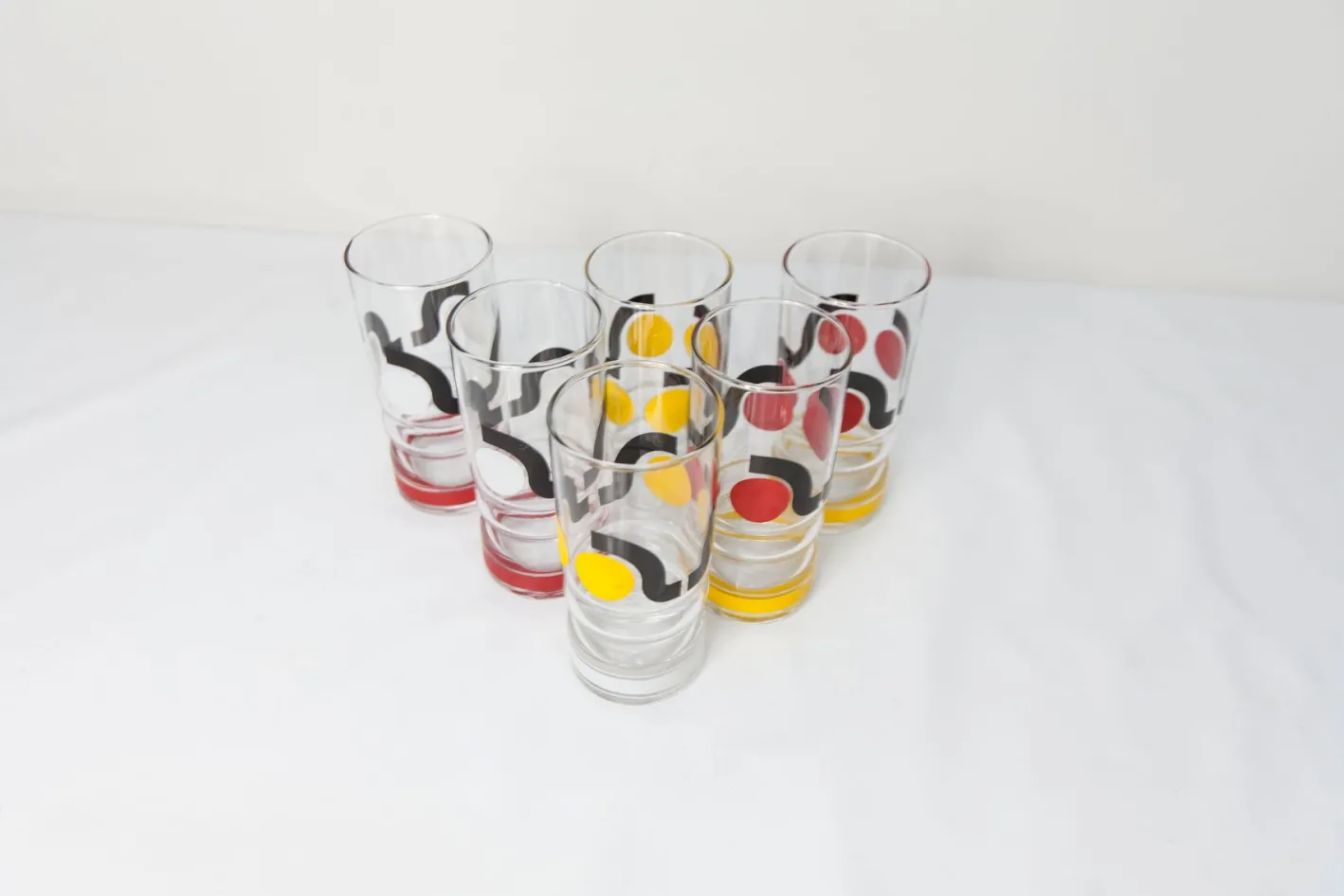 Vintage Wassergläser, 1970, 6er Set