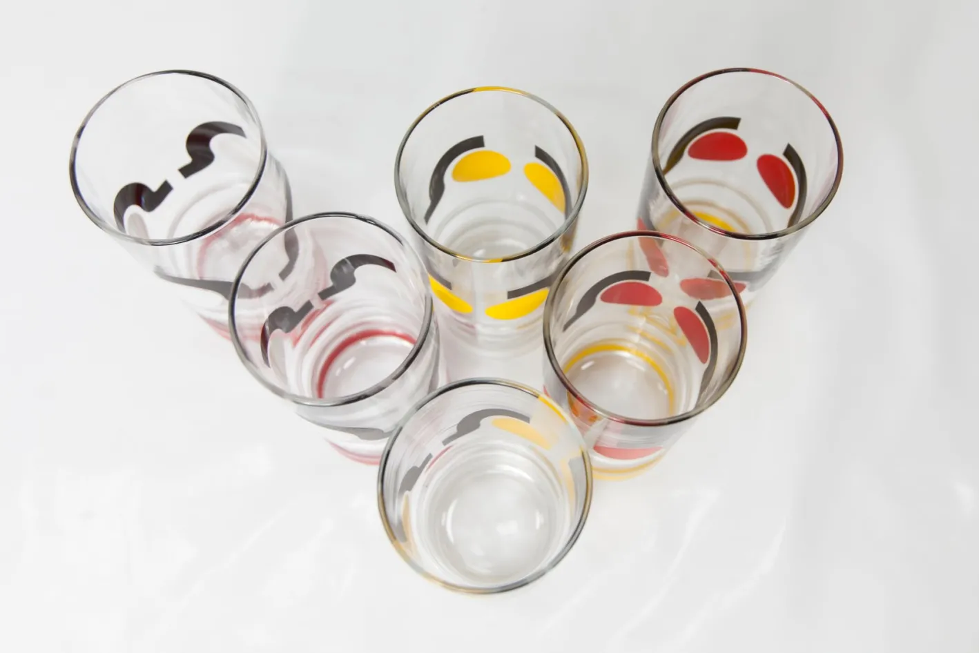 Vintage Wassergläser, 1970, 6er Set