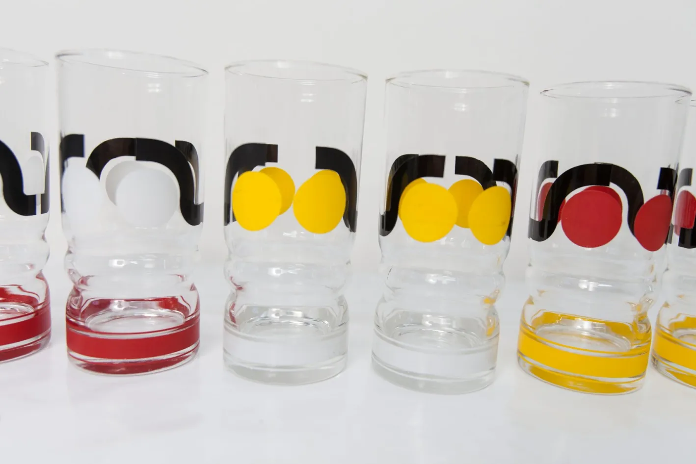 Vintage Wassergläser, 1970, 6er Set