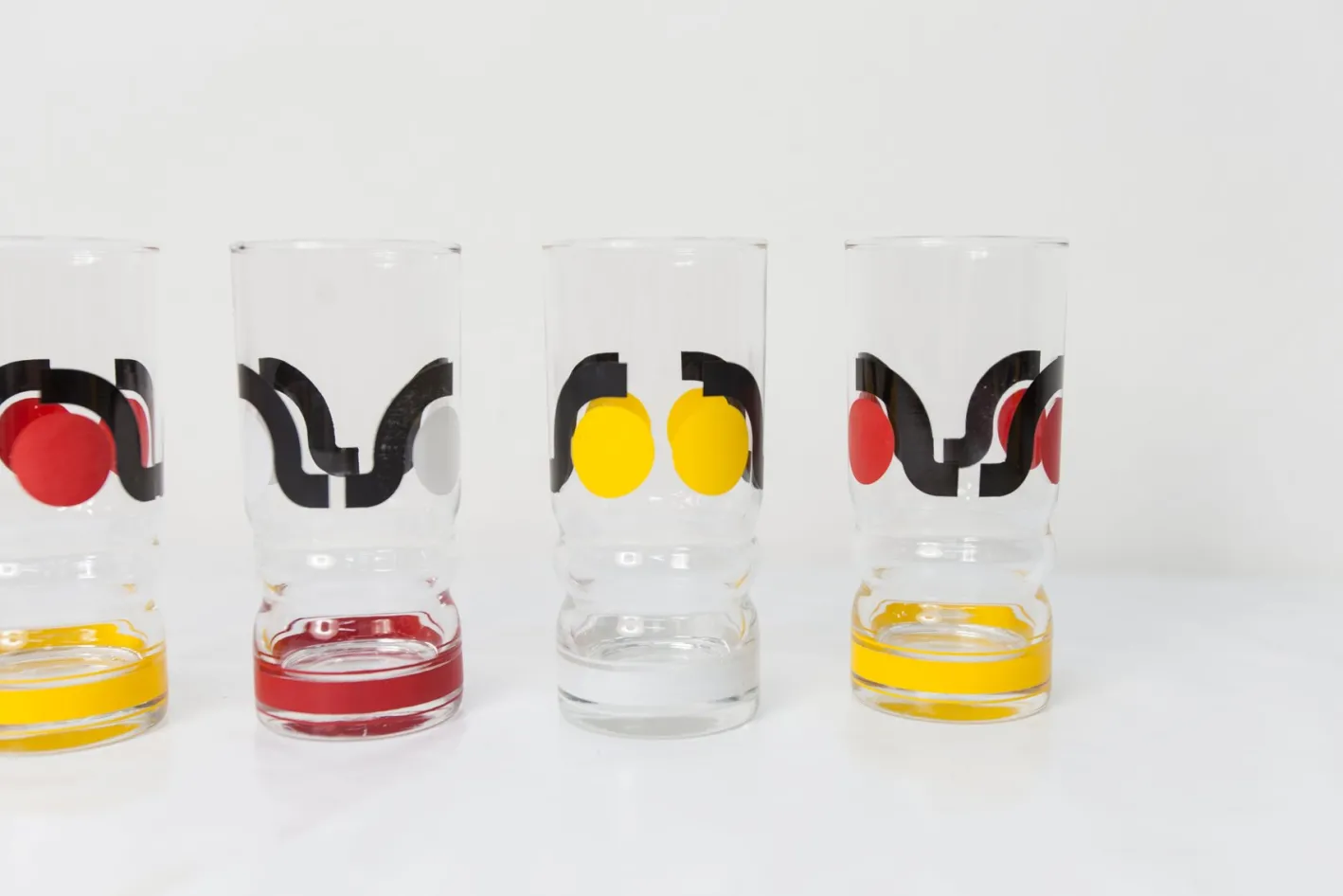 Vintage Wassergläser, 1970, 6er Set