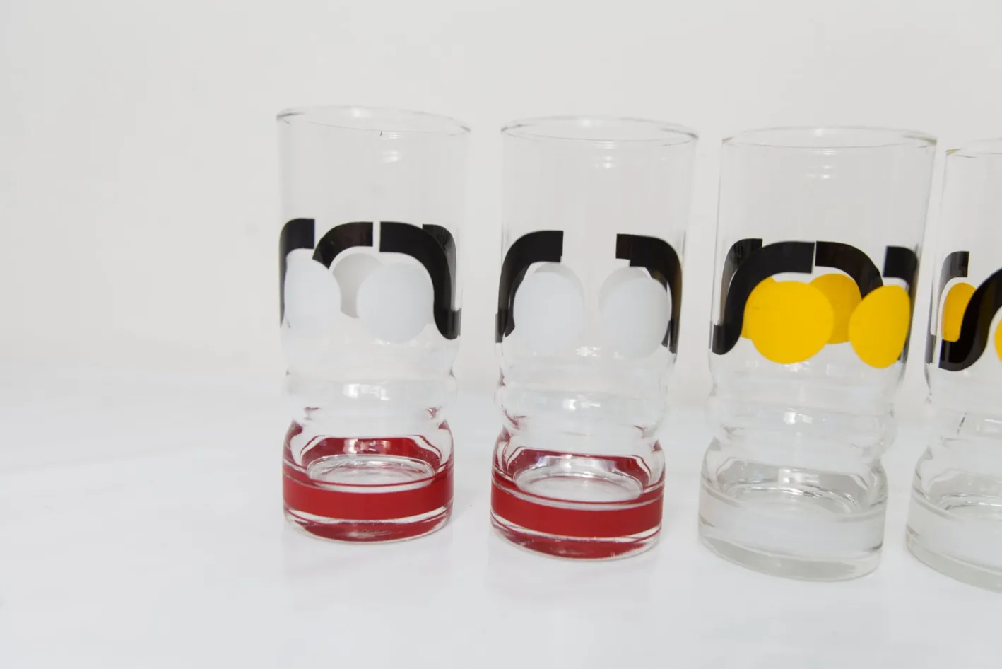 Vintage Wassergläser, 1970, 6er Set