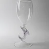 Vintage Weingläser aus Murano Glas, 1980er, 2er Set