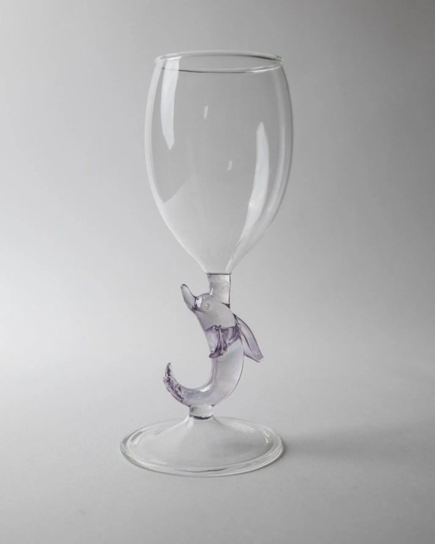 Vintage Weingläser aus Murano Glas, 1980er, 2er Set