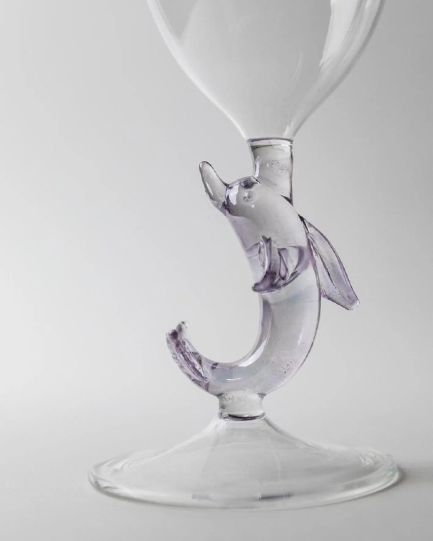Vintage Weingläser aus Murano Glas, 1980er, 2er Set