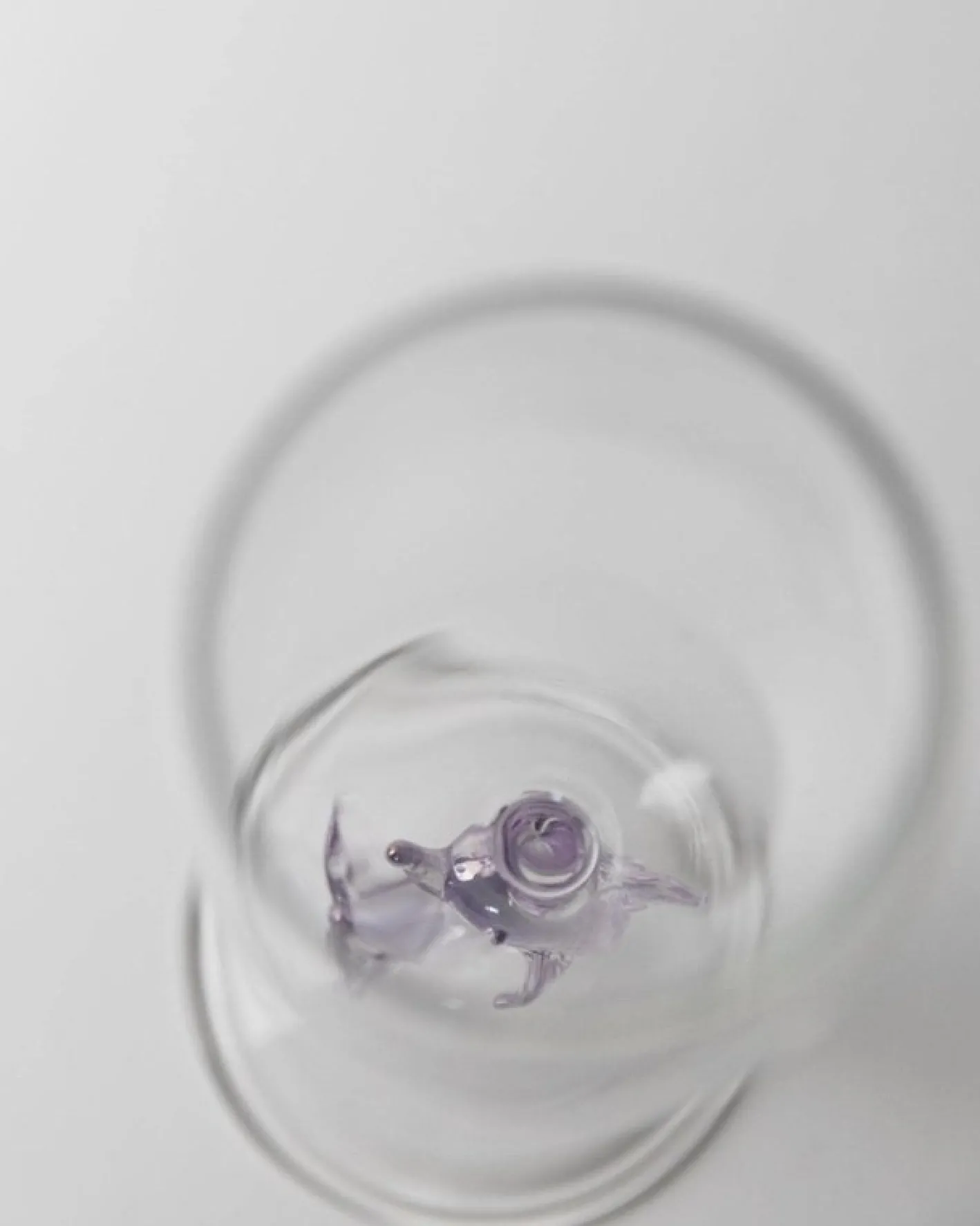 Vintage Weingläser aus Murano Glas, 1980er, 2er Set