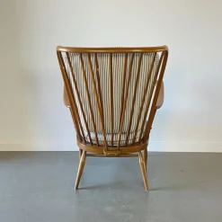 Vintage Windsor Armlehnstuhl mit Hoher Rückenlehne von Ercol