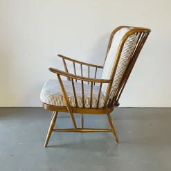 Vintage Windsor Armlehnstuhl mit Hoher Rückenlehne von Ercol