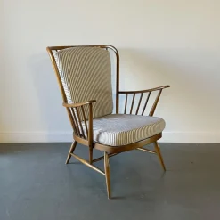 Vintage Windsor Armlehnstuhl mit Hoher Rückenlehne von Ercol