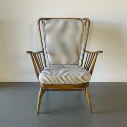 Vintage Windsor Armlehnstuhl mit Hoher Rückenlehne von Ercol