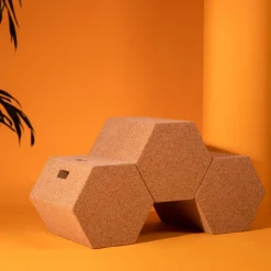 VIRA Cork Accent Stool or Table from Galula