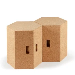 VIRA Cork Accent Stool or Table from Galula