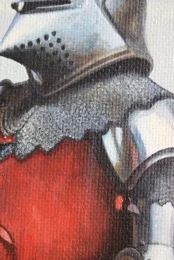 Vladimir Pavlov, Der Ritter, 1993, Öl auf Leinwand