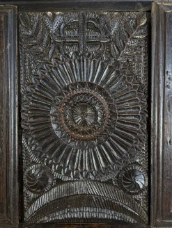 Volkskunst Buffet, 17. Jh., Auvergne, Frankreich