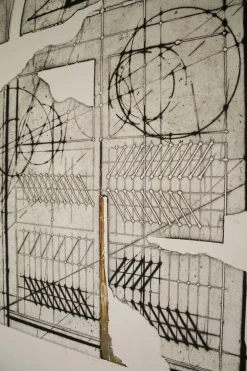 Walter Valentini, La porta del tempo (A), 1989, Radierung