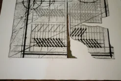 Walter Valentini, La porta del tempo (A), 1989, Radierung