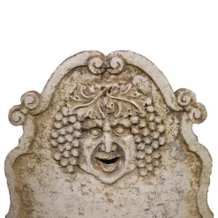 Wandbrunnen mit Bacchus Gesicht, 1980er