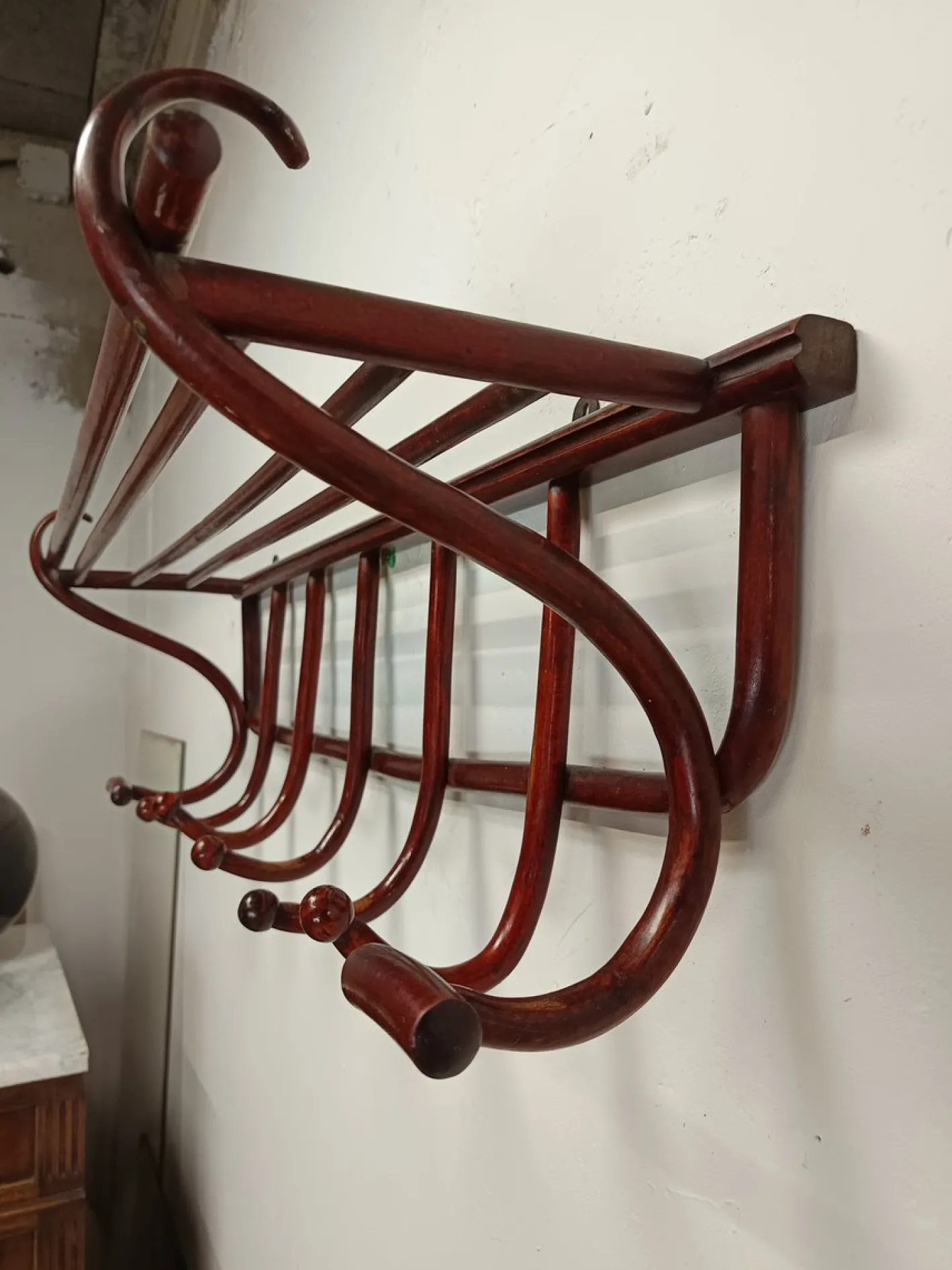 Wandgarderobe von Thonet, 1890er