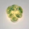 Wandlampen aus Glas mit säuregeätzten Alabaster Glasscheiben, 1990er, 2er Set
