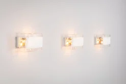 Wandlampen aus Murano Glas von La Murrina, 1980er, 3er Set