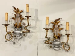 Wandlampen von Maison Baguès, 1960er, 2er Set