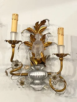 Wandlampen von Maison Baguès, 1960er, 2er Set