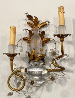 Wandlampen von Maison Baguès, 1960er, 2er Set