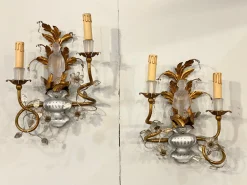 Wandlampen von Maison Baguès, 1960er, 2er Set