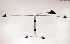 Wandleuchte von Serge Mouille