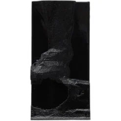 Wandmontierte Black Pada Skulptur von Arthur Bitsch