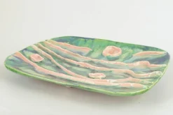 Wandmontiertes polnisches Relief aus Keramik von Leszek Dutka, 1972