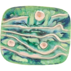 Wandmontiertes polnisches Relief aus Keramik von Leszek Dutka, 1972