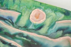 Wandmontiertes polnisches Relief aus Keramik von Leszek Dutka, 1972