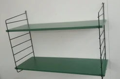 Wandregal aus Holz & Metall, 1970er