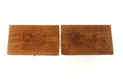 Wandregale aus Teakholz, Schweden, 1950, 2er-Set