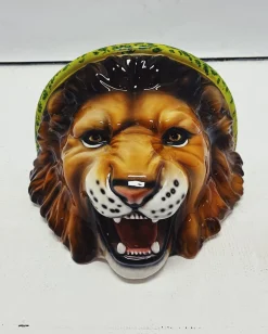Wandregal Löwe aus Keramik von Ceramiche Boxer