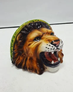 Wandregal Löwe aus Keramik von Ceramiche Boxer