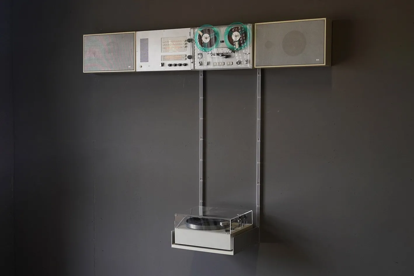 Wand-Stereoanlage von Dieter Rams für Braun, 1960er