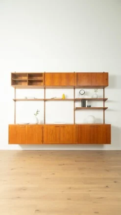 Wandsystem von Kai Kristiansen für FM Furniture, 1960er