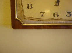 Wanduhr mit Kalender von Jaz Transistor, 1960er