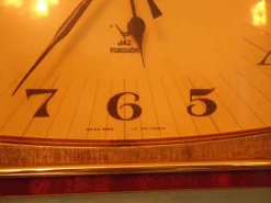 Wanduhr mit Kalender von Jaz Transistor, 1960er