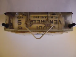 Wanduhr mit Kalender von Jaz Transistor, 1960er