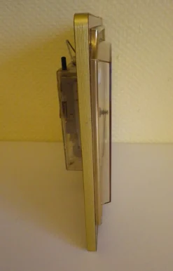 Wanduhr mit Kalender von Jaz Transistor, 1960er